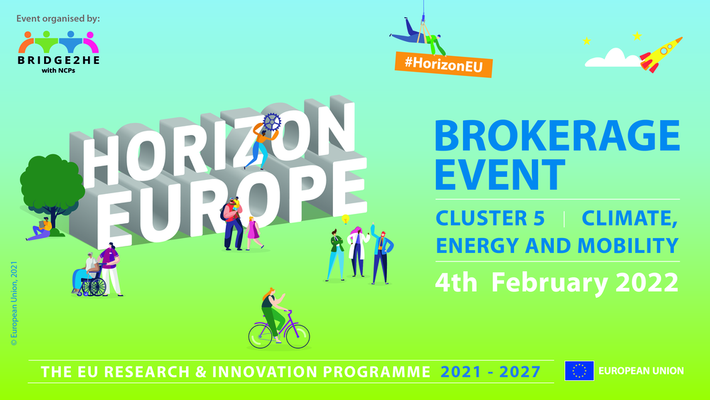 Brokerage Event (virtual): Horizon Europe Cluster 5 – Climate, Energy and Mobility