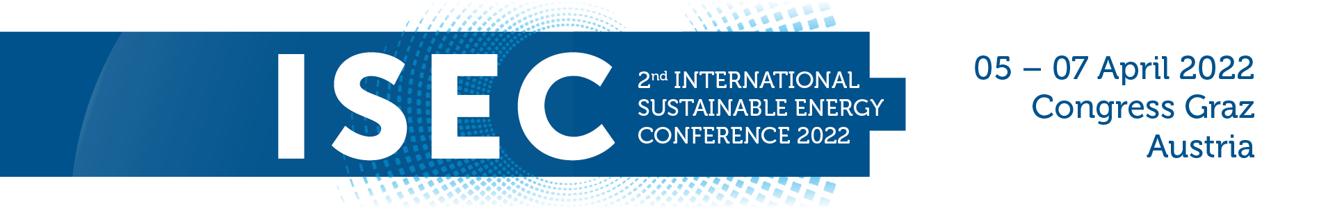 ISEC – 2nd International Sustainable Energy Conference